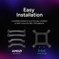 Cooler Master Hyper 212 Black Edition CPU Air Coolor, Silencio FP120 Fan, 4 CDC 2.0 Heatpipes, Anodized Gun-Metal Black, Brushed Nickel Fins for AMD Ryzen/Intel LGA1200/1151 🍁 All In One Marketplace Canada