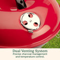 Cuisinart Outdoor Portable Charcoal Grill, 14", Red (CCG-190RBC) 🍁 All In One Marketplace Canada