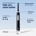 Oral-B Pro 1000 Electric Toothbrush, Black, Rechargeable Power Toothbrush with 1 Brush Head 🍁 All In One Marketplace Canada