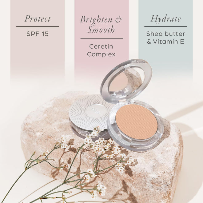 PÜR 4-in-1 Pressed Mineral Makeup with Skincare Ingredients in Linen, 0.8 Pound 🍁 All In One Marketplace Canada