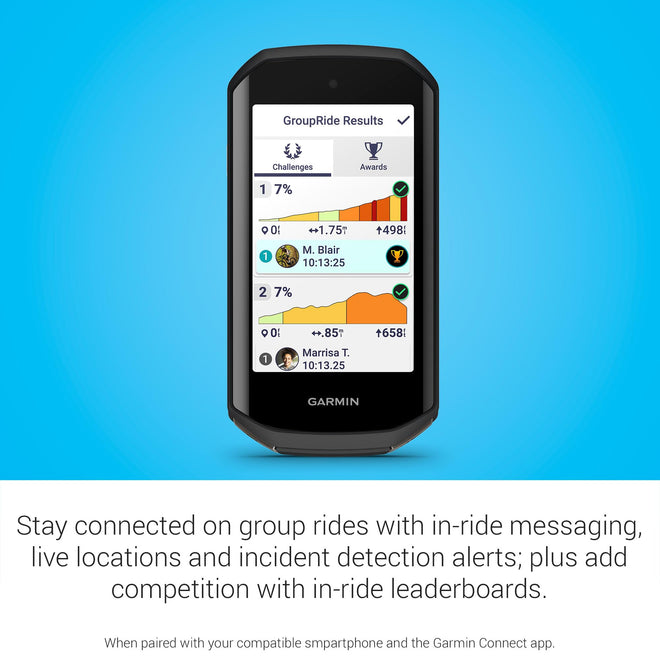Garmin Edge 1050®, Premium Cycling Computer, Vivid Color Touchscreen Display, Built-in Speaker, Advanced Training and Group Ride Features, Road Hazard Alerts 🍁 All In One Marketplace Canada