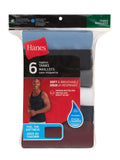 Hanes Men’s Ribbed Tank, Cotton Undershirt Tank, 6-Pack, Assorted, Size Medium 🍁 All In One Marketplace Canada