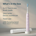 Philips Sonicare 5950 Rechargeable Electric Toothbrush, 2 Brush Heads, Pink 🍁 All In One Marketplace Canada