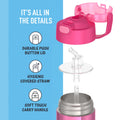 THERMOS FUNTAINER Water Bottle with Straw, 14oz, Pink 🍁 All In One Marketplace Canada