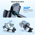 3-in-1 Car Phone Holder, [ Off-Road Level Suction Cup & Clip] Universal Cell Phone Holder Mount Dashboard Windshield Vent One-Hand Operation Holder Compatible with All Smartphones and Cars 🍁 All In One Marketplace Canada