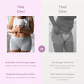 Frida Mom Postpartum Disposable Underwear, Microfiber Boyshort Cut Underwear - Size Regular (8ct) Grey 🍁 All In One Marketplace Canada