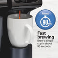Hamilton Beach FlexBrew Trio 3-Way Coffee Maker, Single Serve & 12 Cup Drip Coffee Maker, Pod & Ground Coffee Compatible, Fast Brewing, Programmable, 56 oz Reservoir, Black (49902C) 🍁 All In One Marketplace Canada