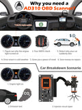 ANCEL AD310 Classic Enhanced Universal OBD II Scanner Car Engine Fault Code Reader CAN Diagnostic Tool (Black) 🍁 All In One Marketplace Canada