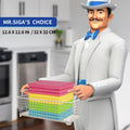 MR.SIGA Microfiber Cleaning Cloth,Pack of 12,Size:12.6" x 12.6" 🍁 All In One Marketplace Canada