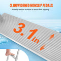VEVOR Dock Ladder, Removable 3 Steps, 500 lbs Load Capacity, Aluminum Alloy Pontoon Boat Ladder with 3.1'' Wide Step & Nonslip Mat, Easy to Install for Ship/Lake/Pool/Marine Boarding 🍁 All In One Marketplace Canada