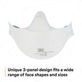 3M Aura Particulate Respirator 9205+, N95, Pack of 20 Disposable Respirators, Individually Wrapped, 3 Panel Flat Fold Design Allows for Facial Movements, Comfortable, NIOSH Approved 🍁 All In One Marketplace Canada