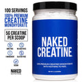 NAKED Pure Micronized Creatine Monohydrate Powder - NSF Certified, Unflavored, 500g, 1.1lb Bulk - Vegan, Non-GMO, Gluten-Free, Soy-Free, No Fillers, Supports Muscle Growth & Strength - 100 Servings 🍁 All In One Marketplace Canada
