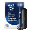 Oral-B iO Deep Clean + Protect Rechargeable Electric Toothbrush, Black with Visible Pressure Sensor, 5 Cleaning Settings, 2 Min Timer, a iO Series 7 Toothbrush, 2 Replacement Brush Heads, and Charging Travel Case 🍁 All In One Marketplace Canada