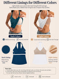 Danysu V Neck Cotton Tank Tops with Built-in Shelf Bra Sleeveless Racerback Fitted Basic Cami Shirts Bright White M 🍁 All In One Marketplace Canada