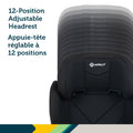 Safety 1st Growmate 2-in-1 Belt-Positioning Booster Car Seat, High-Back to Backless, Slim & Lightweight, Fits 3 Across, Adjustable Headrest - Hexagon Horizon 🍁 All In One Marketplace Canada