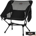 Overmont Lightweight Folding Camping Chair - Compact Backpacking Chair with Anti-Slip Feet Side Pocket Carry Bag - Stable Portable Ultralight for Outdoor Hiking Lawn Camp, Supports 330LBS, 1pack 🍁 All In One Marketplace Canada