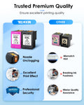 63XL Ink Cartridge Black and Colour Replacement Encre for HP 63 Ink Cartridges 63 XL Ink Cartridges Works for HP OfficeJet 3830 3833 3836 4650 5255; Envy 4516 4520 4522; DeskJet 3630 3632 (2 Pack) 🍁 All In One Marketplace Canada