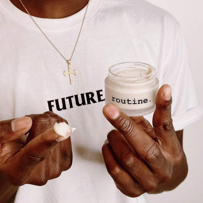 Routine Deodorant | The Curator (Baking Soda Free, Eucalyptus, Geranium, Black Spruce & Cocoa) | 58g, Aluminum Free Deodorant for Women & Men (Cream Jar formula) 🍁 All In One Marketplace Canada