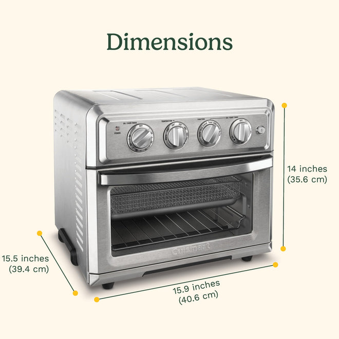 Cuisinart Air Fryer + Convection Toaster Oven, Stainless Steel (TOA-60C) 🍁 All In One Marketplace Canada