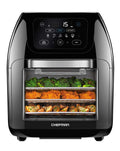 CHEFMAN Multifunctional Digital AirFryer+ Rotisserie,Dehydrator, Convection Oven17 Touch Screen Presets Fry,Roast,Dehydrate, Bake, XL 10L Family Size,Auto Shutoff,Large Easy-View Window Black,10 Quart 🍁 All In One Marketplace Canada