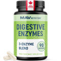 Digestive Enzymes 280MG for Digestive Health & Bloating Relief for Women & Men | Triple Digestive Enzyme Blend to Break Down Carbs & Fats, Anti Bloating Supplement for Women & Men | Vegetarian | 90ct 🍁 All In One Marketplace Canada