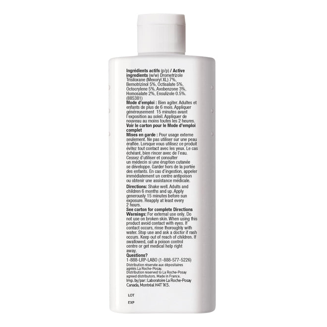 La Roche-Posay Anthelios Ultra Fluid Body Sunscreen Broad Spectrum SPF 50+, Reef Safe, Non-Greasy Matte Finish, 80 Min Water & Sweat Resistant, Fragrance Free, Dermatologist Recommended, 125ML 🍁 All In One Marketplace Canada