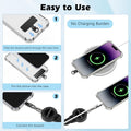 MoKo Anti-theft Phone Tether, Phone Lanyard Retractable Steel Line Cellphone Strap with Locking Carabiner and Metal 360° Tether Tab for Outdoor Skiing Hiking Climbing Fishing, Black 🍁 All In One Marketplace Canada