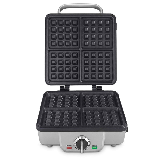 Cuisinart Belgian Waffle Maker with Pancake Plate, Non-Stick Removable Plates, Silver, WAF-350C 🍁 All In One Marketplace Canada