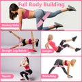 CFX Resistance Bands 3 Sets, Premium Exercise Loops with Non-Slip Design for Hips & Glutes, 3 Resistance Level Workout Booty Bands for Women and Men 🍁 All In One Marketplace Canada