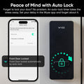 Wyze Auto-Lock Bolt v2, Fingerprint Keyless Entry Smart Lock, AI Learning Scanner with Wi-Fi Front Door Lock Deadbolt, Auto-Lock, 8 Months Battery, BHMA2, IP53, Anti-Peep Keypad, Backup Keys 🍁 All In One Marketplace Canada