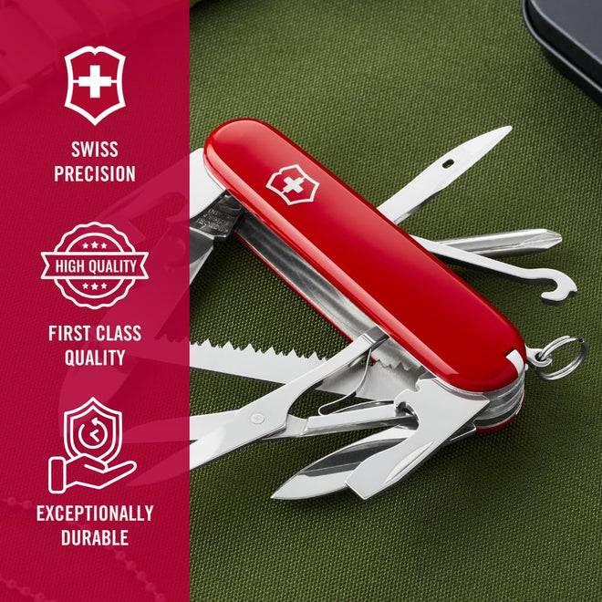 Victorinox Fieldmaster 15 Function Swiss Army Pocket Knife, Red 🍁 All In One Marketplace Canada