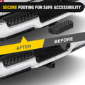 Nilight Hitch Step with 2" Hitch Receiver Rear Bumper Guard Protector 11.9 Inch with 5/8” Hitch Pin Clip Upgraded Textured Black Anti Slip Hitch Step Bar for Pickup Truck Car SUV 🍁 All In One Marketplace Canada