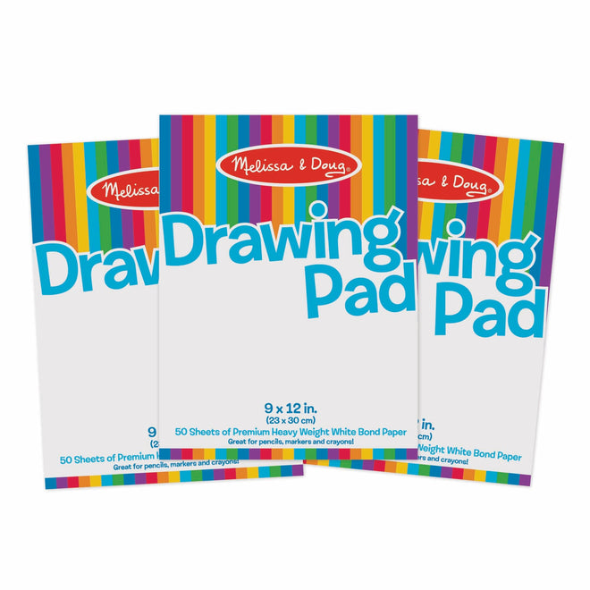 Melissa & Doug 9x12 Drawing Paper Pad 3-Pack 🍁 All In One Marketplace Canada