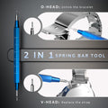 JOREST Watch Repair Tool Kit, Battery Replacement, Strap Adjustment, Bracelet Pin Removal, Band Link Remover, Resizing Tool, Wrench Opening Cover, Case Back Opener, Screwdriver, Spring Bar 🍁 All In One Marketplace Canada