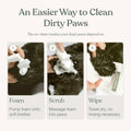 Dandylion Dog Paw Cleaner, Clean Paws, Dog Paw Washer, No Rinse Foam Cleaner for Dogs, Fragrance Free pH Balanced Foaming Washer with Silicone Brush, Pet Cleaning Supplies, 5 fl oz 🍁 All In One Marketplace Canada