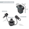 Intex Quick-Fill Ac Electric Air Pump, 110-120V, Max. Air Flow 21.2Cfm, Black 🍁 All In One Marketplace Canada