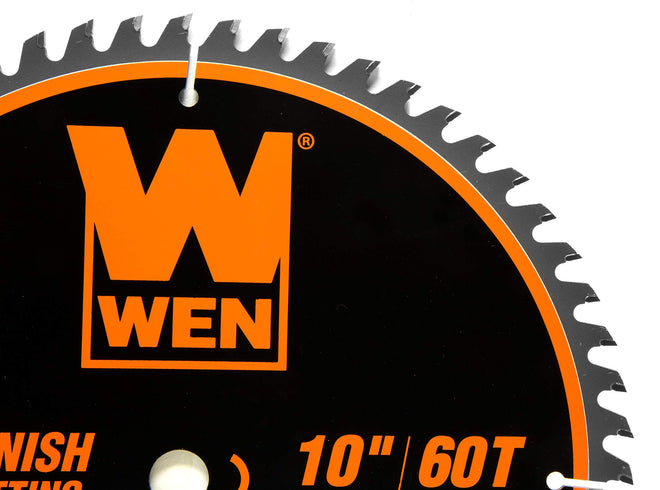 WEN BL1060 10-Inch 60-Tooth Fine-Finish Professional Woodworking Saw Blade for Miter Saws and Table Saws, Silver,Pack of one 🍁 All In One Marketplace Canada