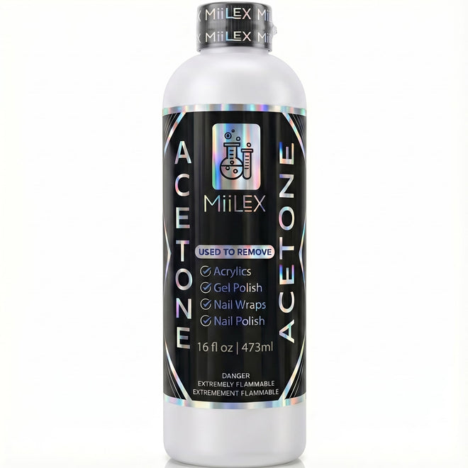 Acetone 16oz Made in Canada - Nail Polish Remover, Professional Strength Gel, Acrylic & Dip Remover – Fast Acting 🍁 All In One Marketplace Canada