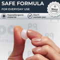 PQ Wax Ear Plugs for Sleep - 15 Silicone Wax Earplugs for Sleeping and Swimming, Gel Ear Plugs for Noise Cancelling & Ear Protection, Sleeping Earplugs with Sound Blocking Level of 32 Db (15 Pillows) 🍁 All In One Marketplace Canada