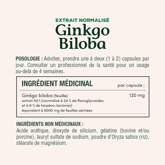 NATURE'S BOUNTY Gingko Biloba, 120 mg, Value Size, Helps to Enhance Cognitive Function, 180 Capsules, 78.5 g 🍁 All In One Marketplace Canada