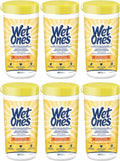 Wet Ones Antibacterial CitrusScent Hand Wipes| Travel | Hand Sanitizer Wipes, Travel Essentials, 40‑Count Canisters, Pack of 6 🍁 All In One Marketplace Canada