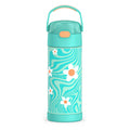 THERMOS FUNTAINER 14 Ounce Stainless Steel Vacuum Insulated Bottle, Wavy Daisies 🍁 All In One Marketplace Canada