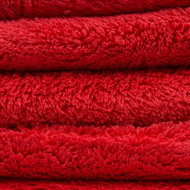 Chemical Guys Happy Ending Ultra Plush Edgeless Microfiber Towel, Red, 16" x 16" (Pack of 3) 🍁 All In One Marketplace Canada