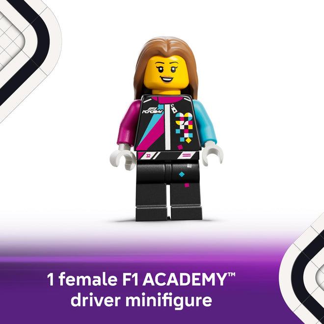 LEGO Speed Champions F1 ACADEMY LEGO Race Car Building Toy - Pretend Play Racing Vehicle with F1 ACADEMY Minifigure - Play & Display Toy Car for Boys & Girls Ages 10+ - Gift Idea for Birthdays - 77258 🍁 All In One Marketplace Canada