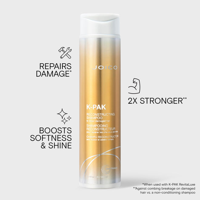 Joico K-PAK Reconstructing Shampoo or Conditioner – Repairs & Detangles Damaged Hair, Keratin & Primrose Oil, Sulfate-Free 🍁 All In One Marketplace Canada