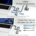 BENFEI 5in1 USB C Hub with 4K HDMI, 3 USB-A, 100W Power Delivery, Silicone and Woven Design Cable, Aluminum Case Compatible with MacBook Pro/Air, iPad Pro, iMac, iPhone 15 Pro/Pro Max, XPS, Thinkpad 🍁 All In One Marketplace Canada
