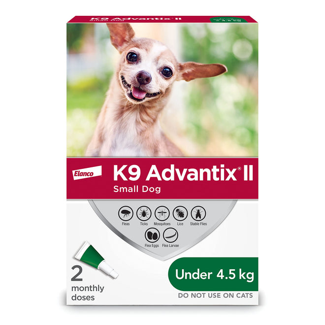 K9 Advantix II Flea & Tick Prevention – Small Dog - Vet Recommended - 2-Pk 🍁 All In One Marketplace Canada