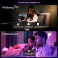 Philips Hue Essential Starter Kit: Bridge + 4 Essential E26 Smart Bulbs, White and Color Ambiance, 2200K-6500K, Dimmable, Works with Alexa, Google Assistant, Samsung SmartThings, Apple Home 🍁 All In One Marketplace Canada