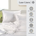 100% Egyptian Cotton Queen Sheets - 1000 Thread Count White Bed Sheets for Queen Size Bed, Long Staple Cotton Bedding Sheets, Sateen Weave, Luxury Hotel Sheets, Fits 17" Mattress 🍁 All In One Marketplace Canada