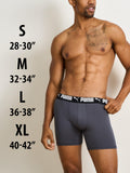 Puma Men's 4 Pack Active Stretch Boxer Briefs, Blue/Black/Gray, X-Large 🍁 All In One Marketplace Canada